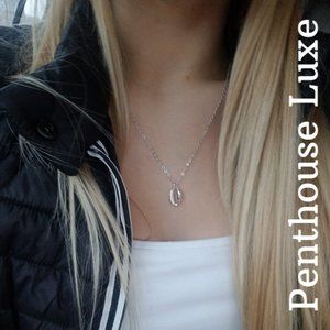 Silver Cowry Shell Pendant Chain Necklace